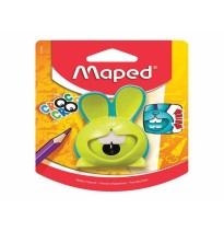 SACAPUNTAS PLAST. CDEP. SENCILLO CROC CONEJO BL.C125250