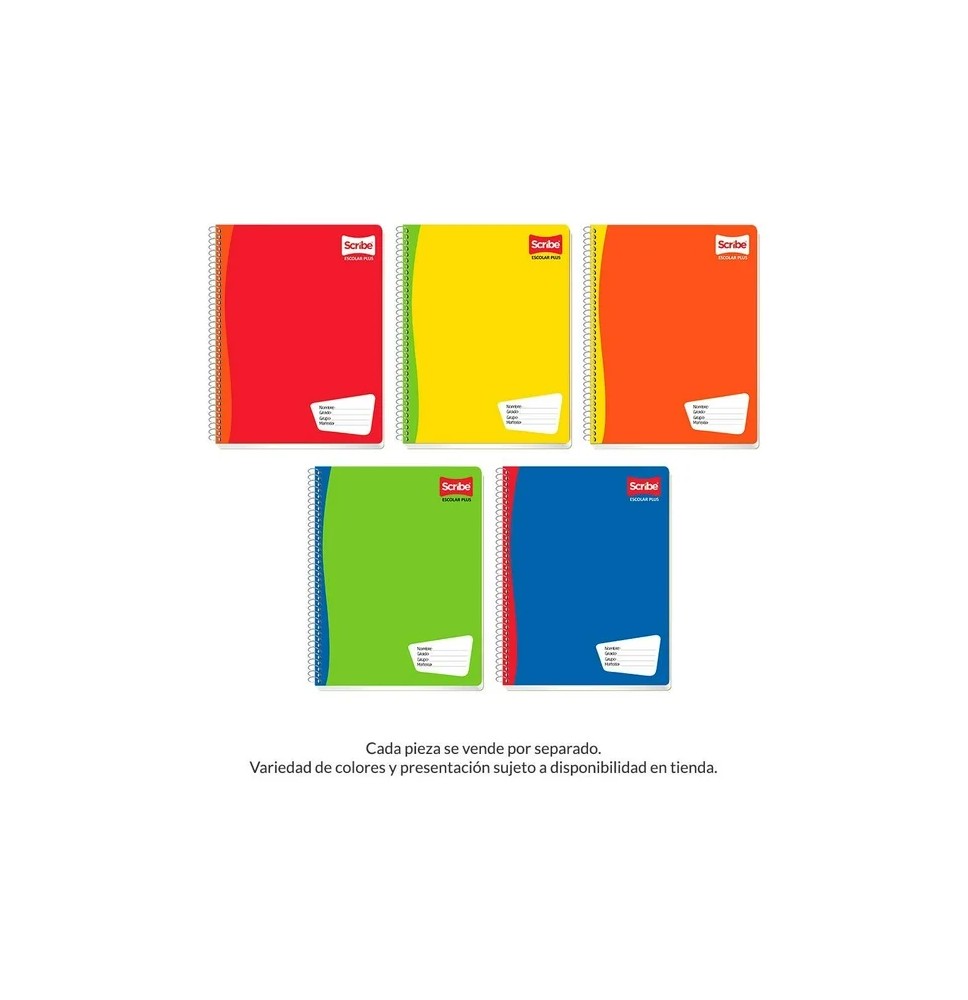 CUADERNO PROF. ESCOLAR PLUS SCRIBE 7978 C14MM ESP 100H.C.36