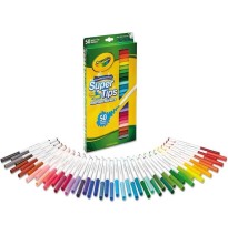 MARCADOR AGUA EST.C50 LAVABLE SUPER TIPS CRAYOLA 585050 C24