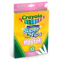 MARCADOR AGUA EST.C12 SUPERTIPS PAST. CRAYOLA 587515 C.12