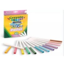 MARCADOR AGUA EST.C12 SUPERTIPS PAST. CRAYOLA 587515 C.12