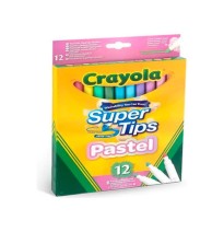 MARCADOR AGUA EST.C12 SUPERTIPS PAST. CRAYOLA 587515 C.12
