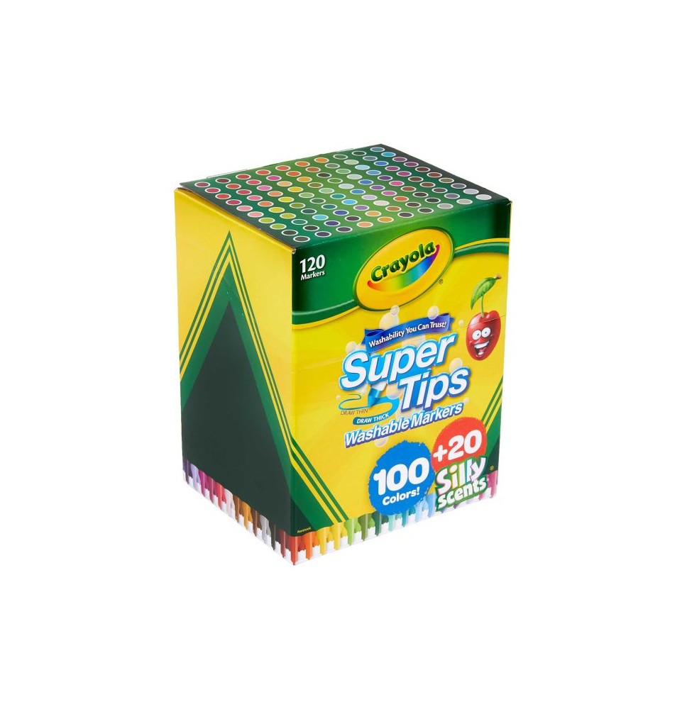 MARCADOR AGUA EST.C10020 AROMA SUPERTIPS CRAYOLA C.8
