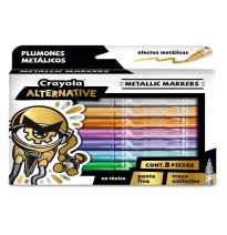 MARCADOR SEMI PERM. ALTERNATIVE METALICO P.F CRAYOLA C8