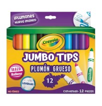MARCADOR AGUA GRUESO EST.C12 LAVABLE CRAYOLA 580808 E624