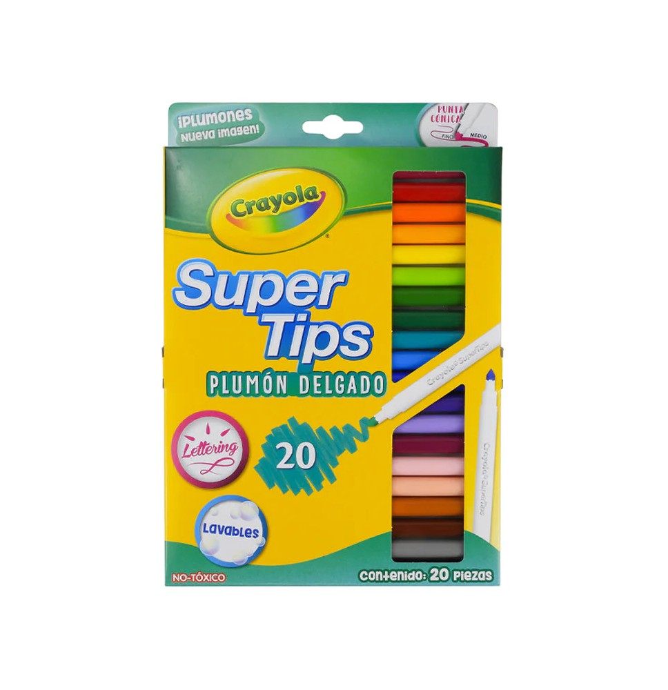 MARCADOR AGUA DELG. EST.C20 LAVABLE CRAYOLA 588106 E6C12