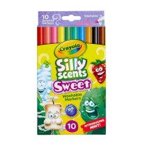 MARCADOR AGUA GRUESO EST C10 CIB AROMA P.CINCEL CRAYOLA 24