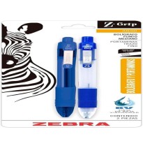 JGO. BOLIG Y LAPIC Z-GRIP ZEBRA T. AZUL 1.0MM0.5M E.12C.144