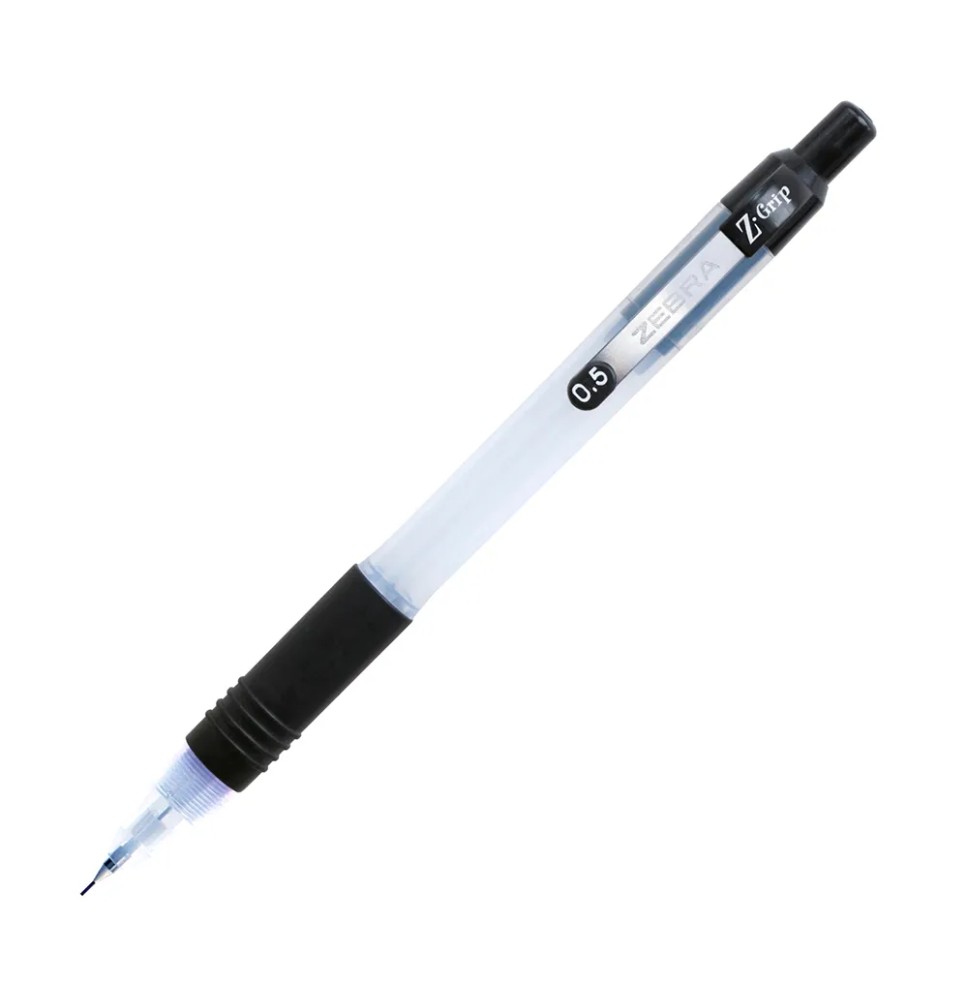 LAPICERO 0.5MM Z-GRIP 6520-00 ZEBRA GRIP TRANSP. E.12 C.144