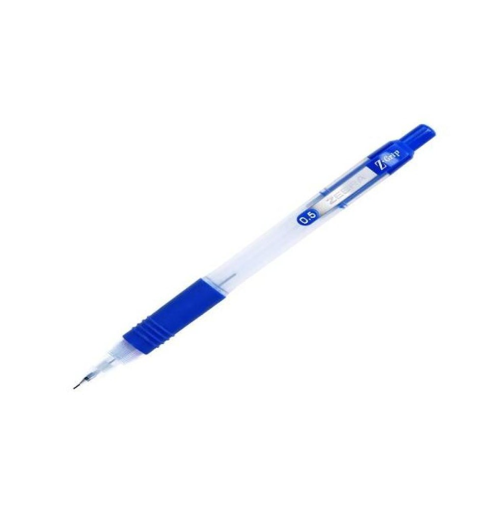 LAPICERO 0.5MM Z-GRIP 6520-01 ZEBRA GRIP TRANSP. E.12 C.144