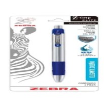 BOLIGRAFO Z-GRIP ELITE 794201 MET. ZEBRA 1.0MM AZ..E.12C.144