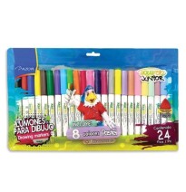 MARCADOR AGUA DELG. BOLSA C24 AQUARELO JUNIOR 2924 C12