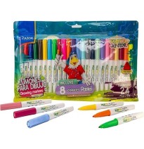 MARCADOR AGUA DELG. BOLSA C24 AQUARELO JUNIOR 2924 C12