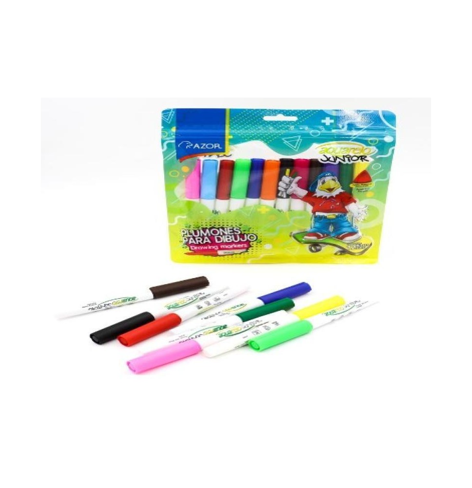 MARCADOR AGUA DELG. BOLSA C8 AQUARELO JUNIOR 2928P C12