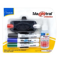 MARCADOR PPIZ. GRUESO MAGISTRAL 8350K BL4CBORRLIMP.E.12