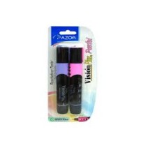 RESALTADOR GRUESO VISION PLUS PASTEL SURT. C2 PZAS C.12