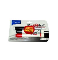 MARCADOR PPIZ. GRUESO MAGISTRAL 832NR BL2 PLAST. E12144