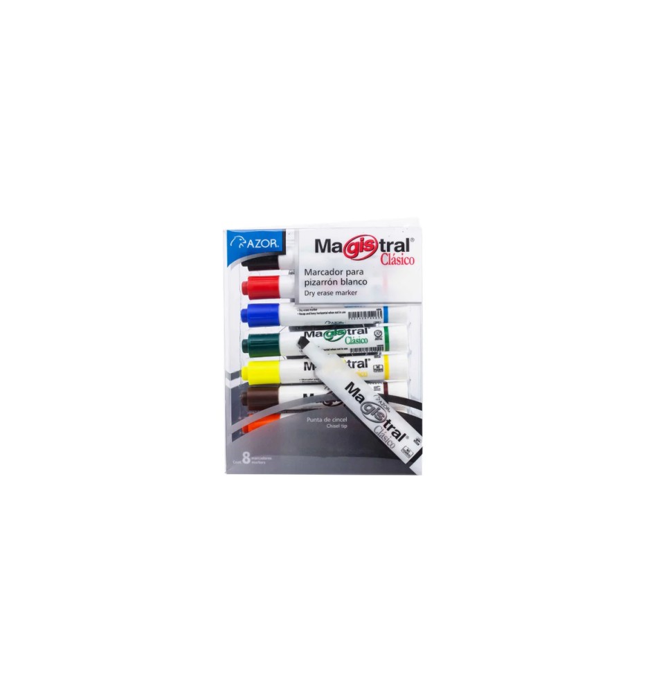 MARCADOR PPIZ. GRUESO MAGISTRAL 83478 BL.C8 PLAST. C.24