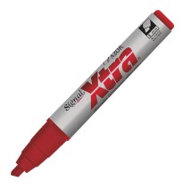 MARCADOR PERM. GRUESO PLAST. SIGNAL XTRA AZOR ROJO E12144