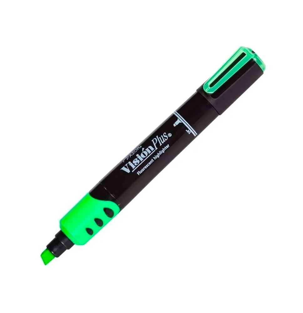 RESALTADOR GRUESO VISION PLUS 2600 VERDE E12C144