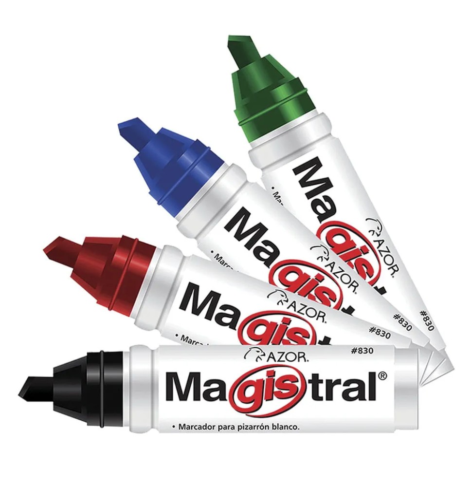 MARCADOR PPIZ. GRUESO EST.C4 MAGISTRAL 830-4 MET. C.50
