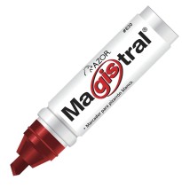 MARCADOR PPIZ. GRUESO MAGISTRAL 830 MET. ROJO E12 C144