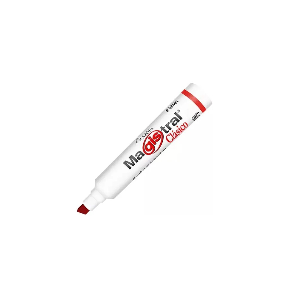 MARCADOR PPIZ. GRUESO MAGISTRAL 83402 PLAST. ROJO 12144