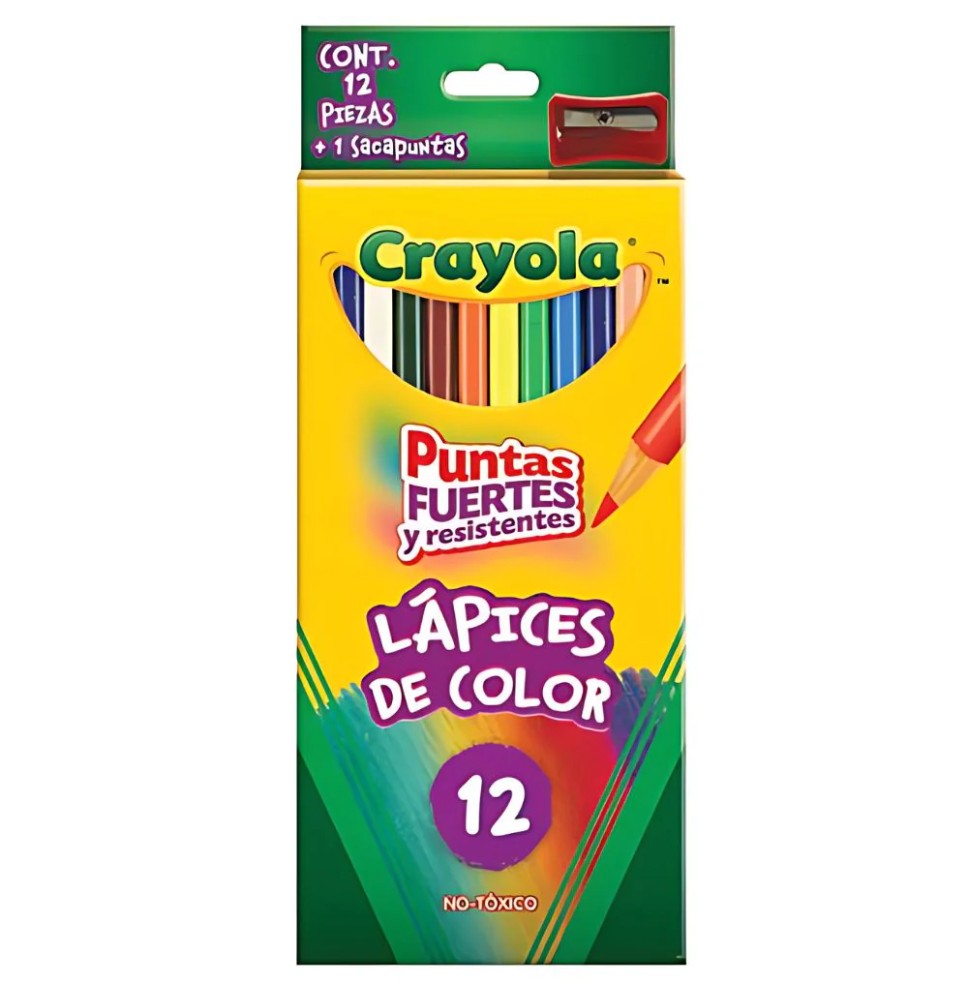 COLORES EST.C12 L. CRAYOLA REDONDO 684012 E.12 C.48