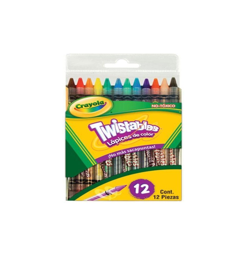 COLORES EST.C12 L. CRAYOLA TWISTABLES 687408 E.6C24