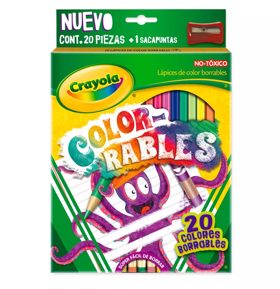 COLORES EST.C20 L. CRAYOLA BORRABLES 684420 E.6 C36