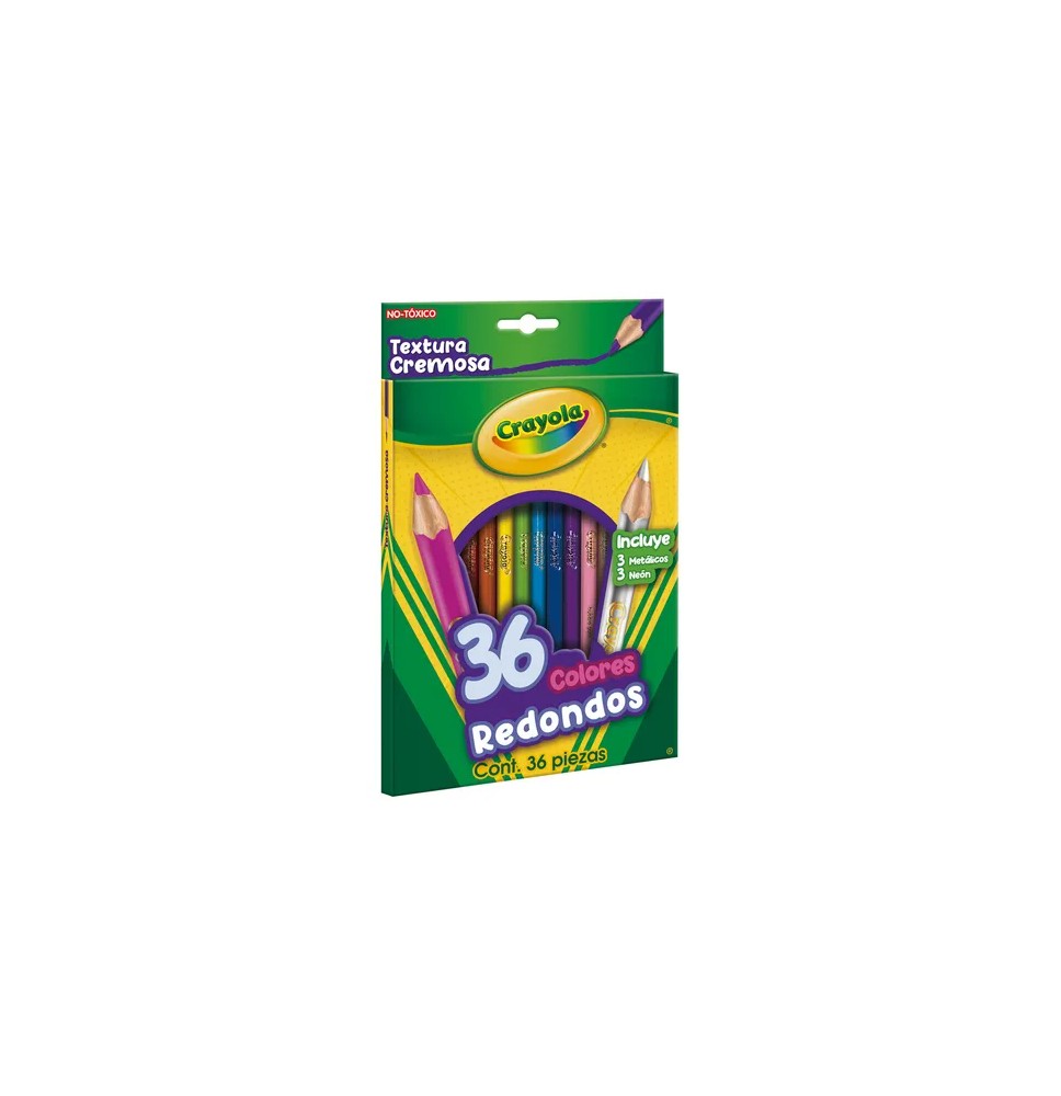 COLORES EST.C36 L. CRAYOLA REDONDO 684036 E.6 C.12