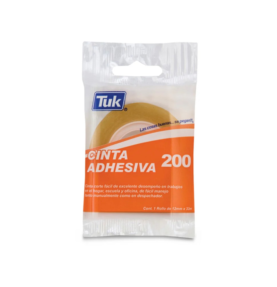 CINTA ADH. 12X10M. TRANSP. TUK 200 E.50 C.300