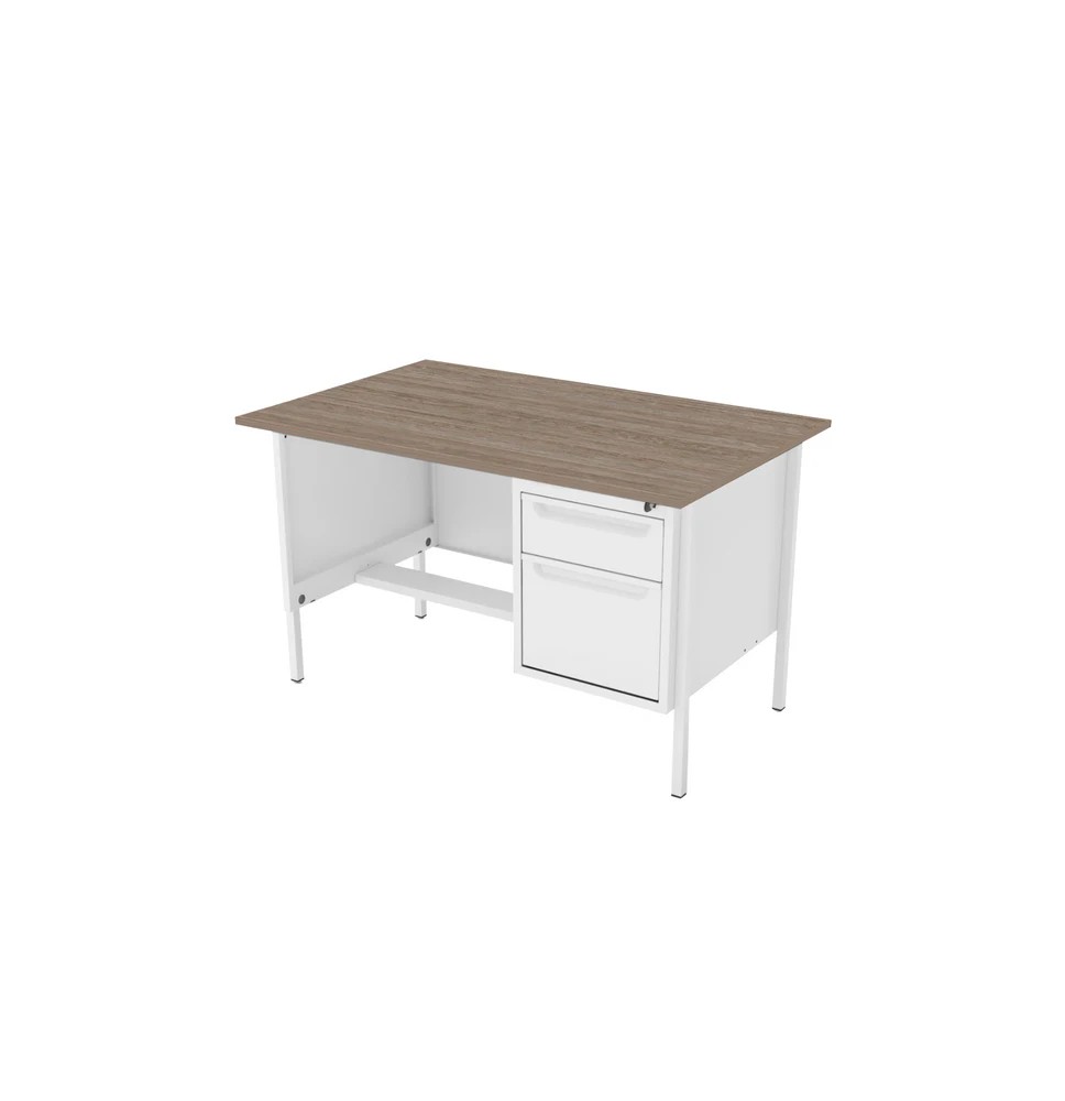 ESCRITORIO METALICO 120X60X75 CUB.MELAMINA