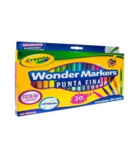 MARCADOR AGUA P.FINO WONDER MARKERS EST.C20 LAV.CRAYOLA C24