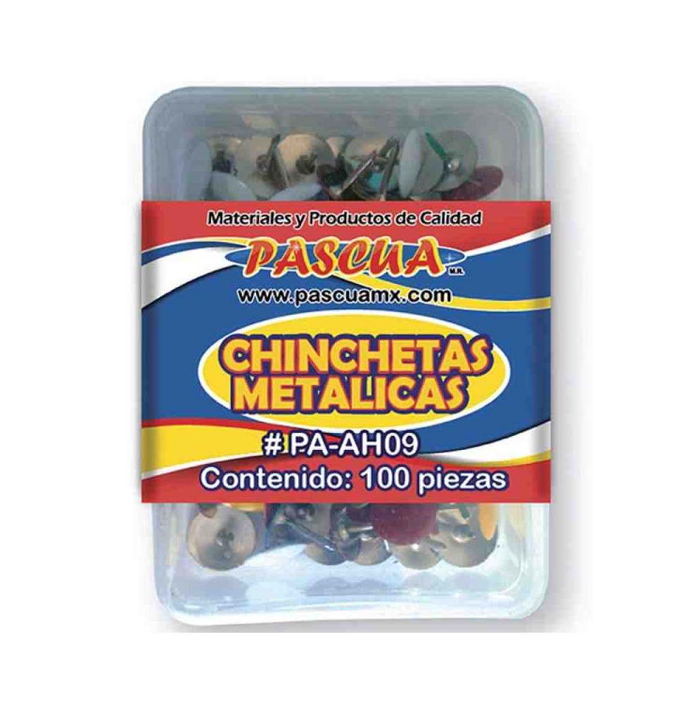 CHINCHETAS MET. CJA. COL. SURT. C100 PZ. PASCUA E.10240