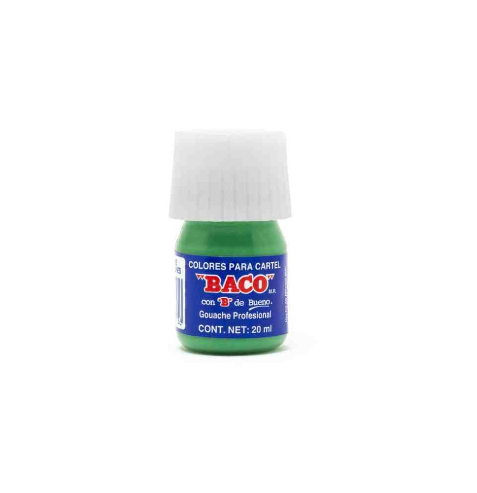 PINTURA CARTEL BACO 62-A 20ML.VDE.VERON E.10 C.200