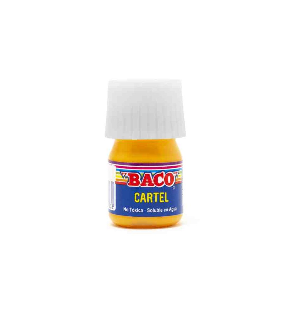 PINTURA CARTEL BACO 51 20ML.AMARILLO MEDIO E.10 C.200