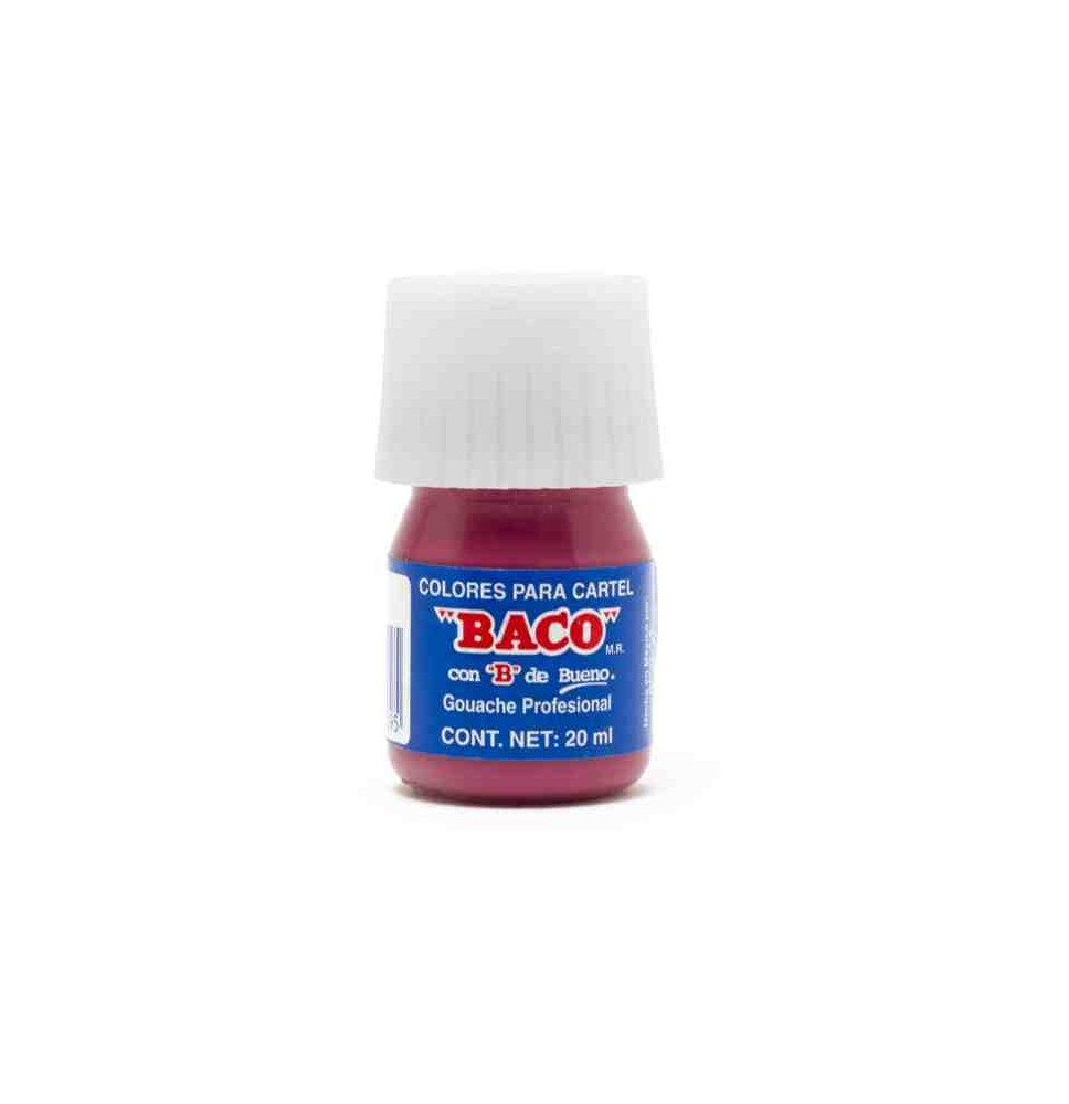 PINTURA CARTEL BACO 56 20ML.ROJO CARMESI E10C.200