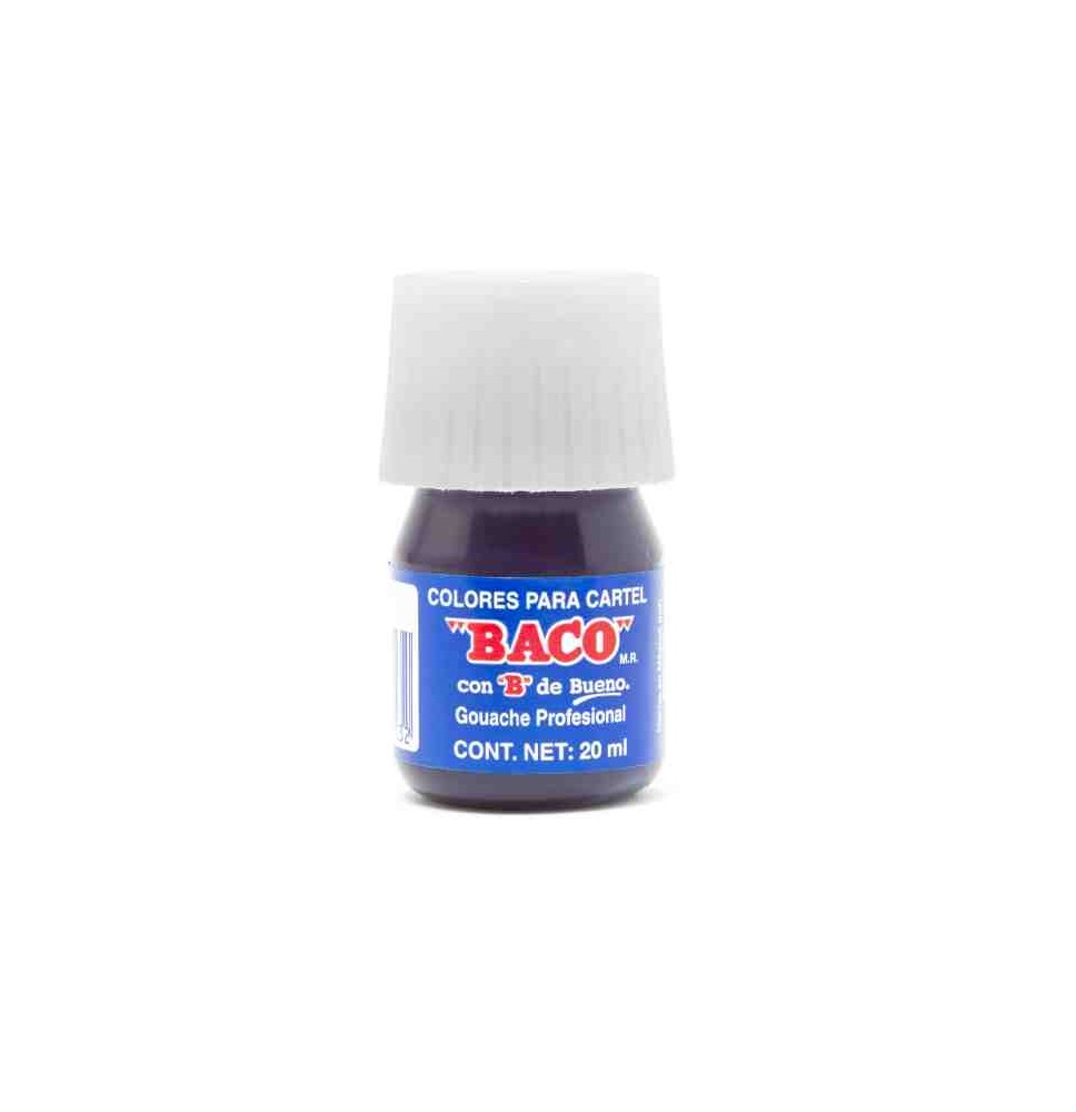 PINTURA CARTEL BACO 60 20ML.VIOLETA E.10 C.200