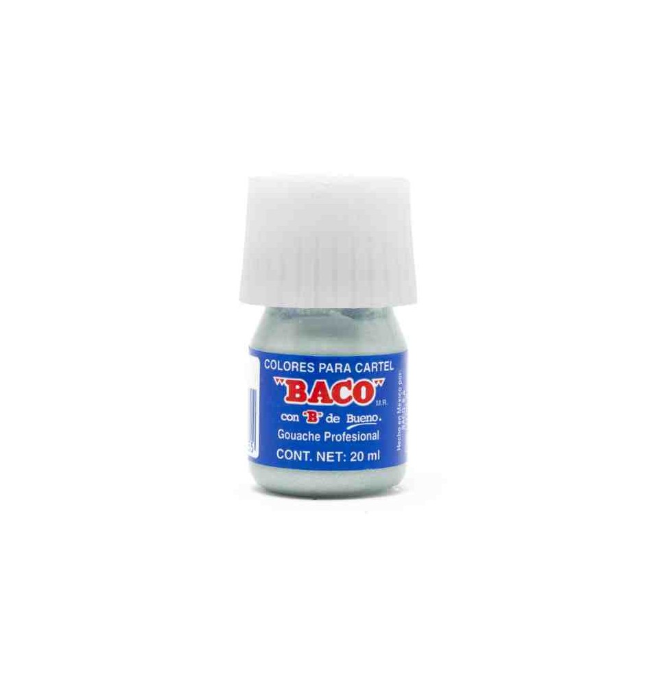 PINTURA CARTEL BACO 70 20ML.PLATA E.10 C.200