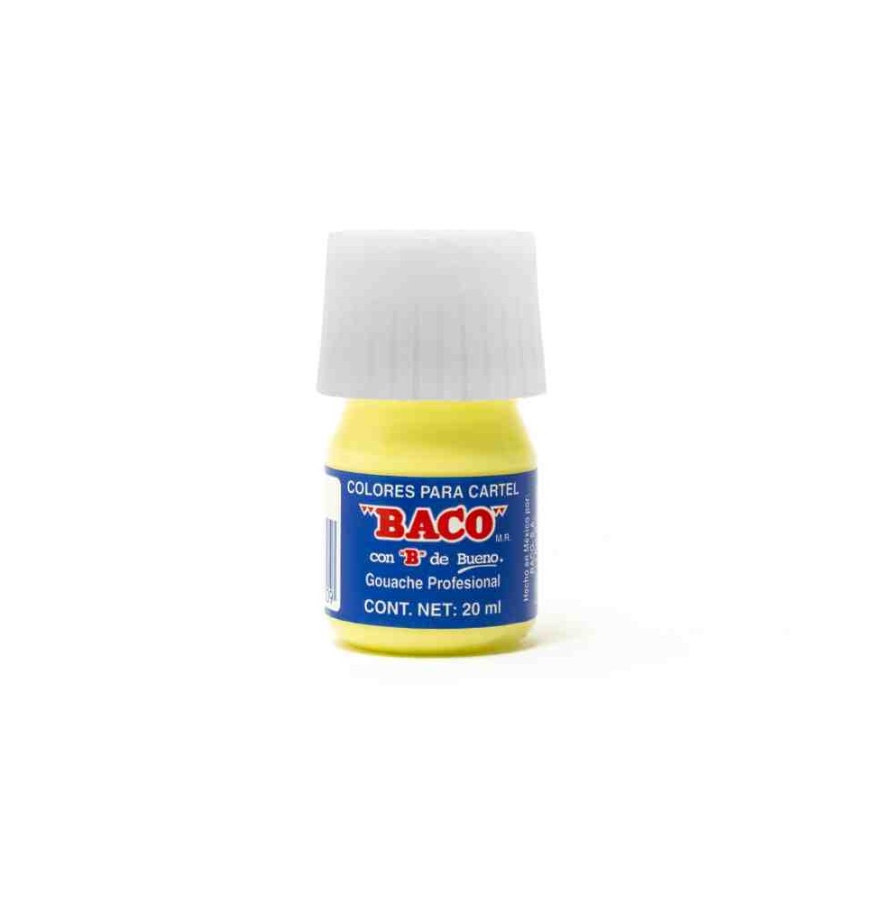 PINTURA CARTEL BACO 80 20ML AMARILLO PASTEL E.10 C.200