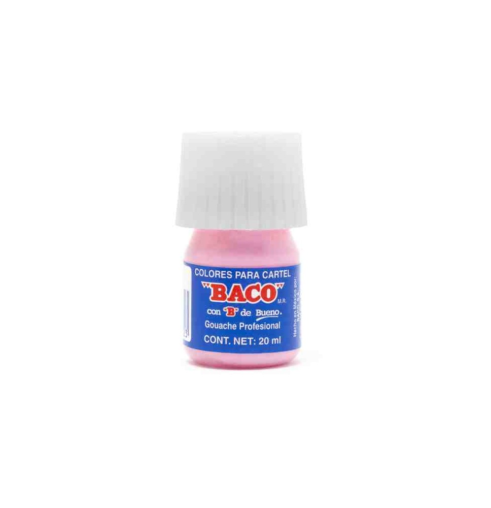 PINTURA CARTEL BACO 82 20ML.ROSA PASTEL E.10 C.200