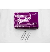 CLIPS STANDARD INOXIDABLE 2 BACO CAJA C100 C.100