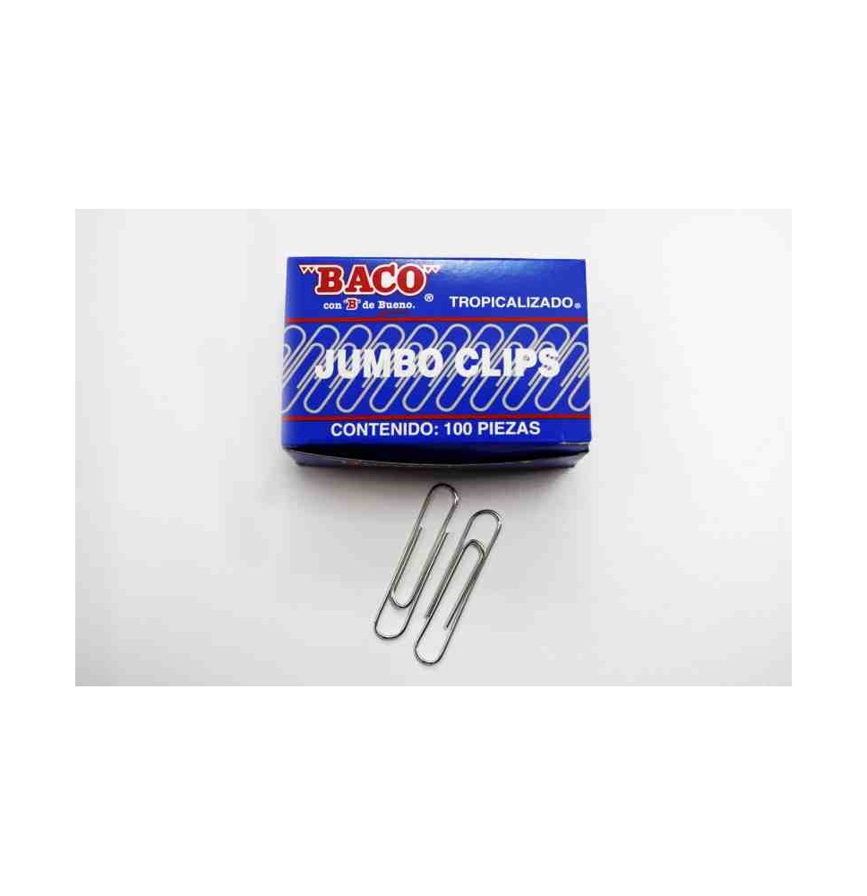 CLIPS JUMBO TROPICALIZADO BACO CAJA C100 E.10 C.100