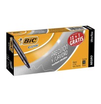 BOLIGRAFO CRISTAL PREC. S BIC 0.7MM NGO. CJ.C12 BOL.18