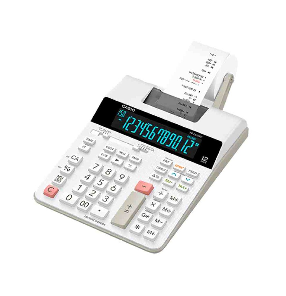 CALCULADORA ESCRIT. CROLLO CASIO FR-2650RC 12DIG. C.4