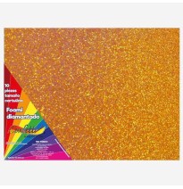FOAMY DIAMANTADO 55X43CM. ORO VIEJO E.10 C.300