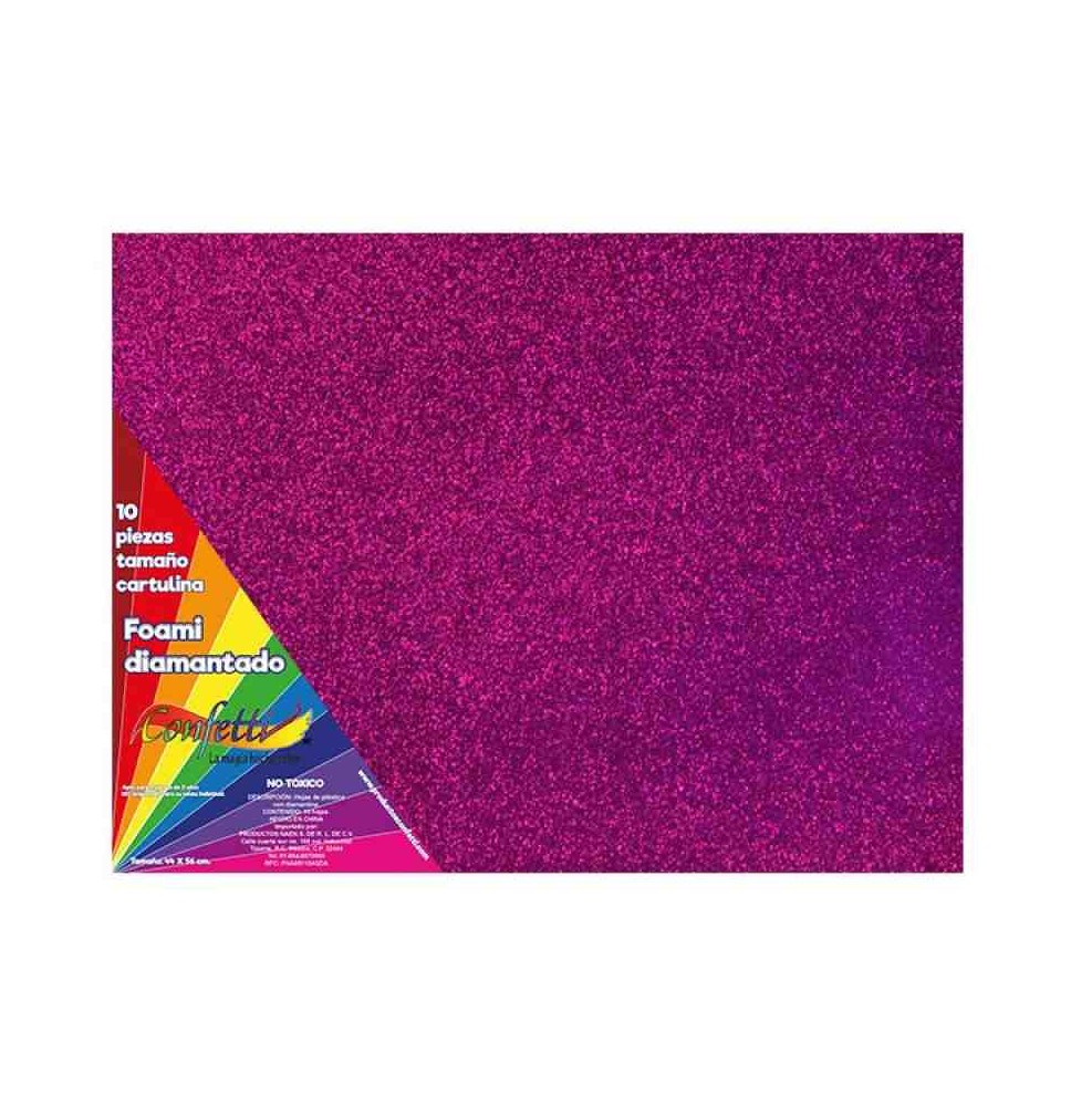FOAMY DIAMANTADO 55X43CM. FIUSHA E.10 C.300