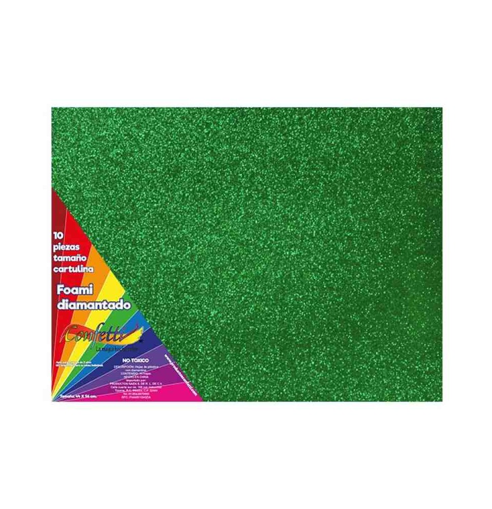 FOAMY DIAMANTADO 55X43CM. VDE BANDERA VDE BOTELLA E.10 C.300