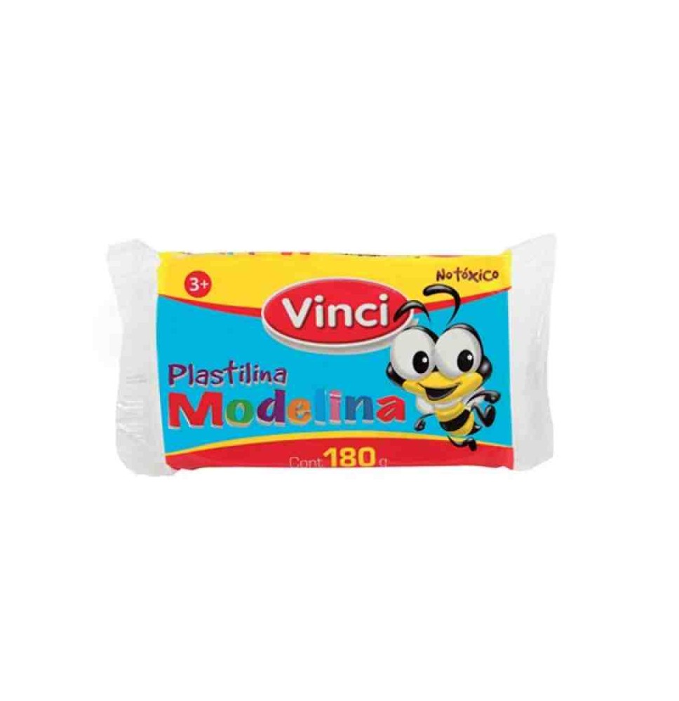 PLASTILINA MODELINA VINCI 180G. AZUL CLARO E.5 C.100